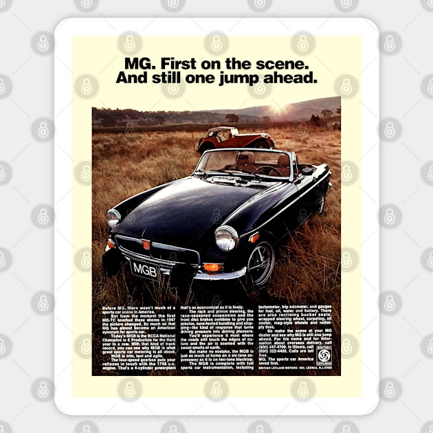 MGB - advert Magnet by Throwback Motors